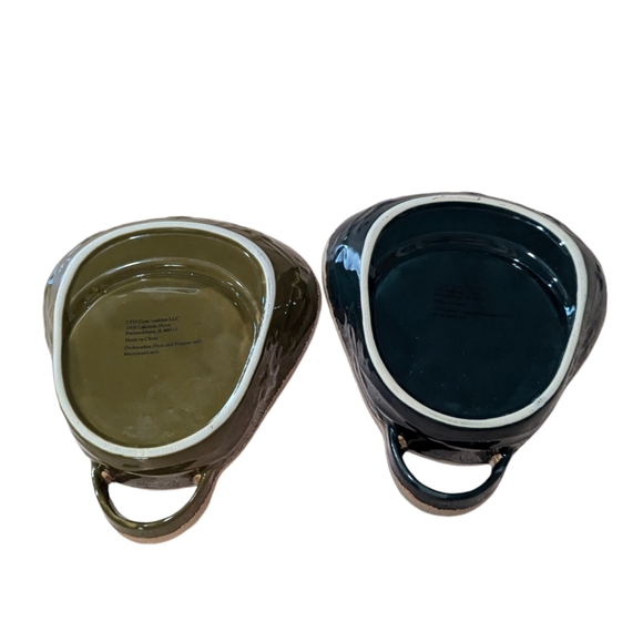 LTD Commodities Dip Soup Cracker Stoneware Dishwasher Oven Safe Set of 2 - Picture 4 of 9